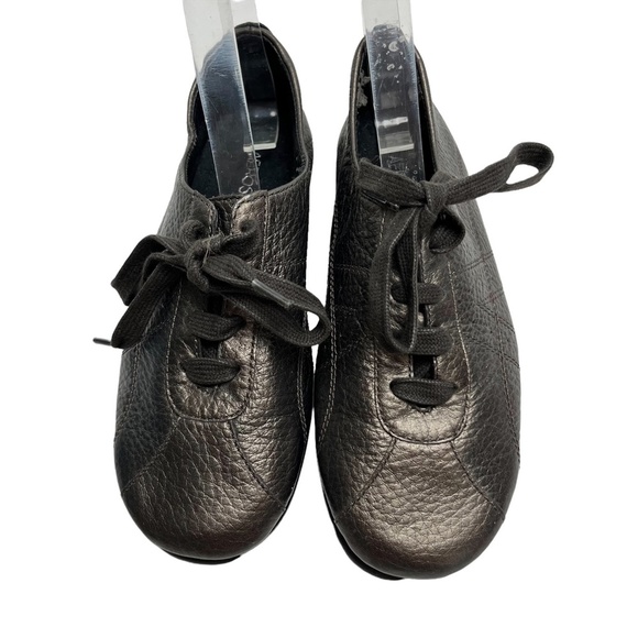 AEROSOLES TOY SOLDIER Metallic Bronze Genuine Leather Sneakers Casual Shoes 5 M - Picture 3 of 16